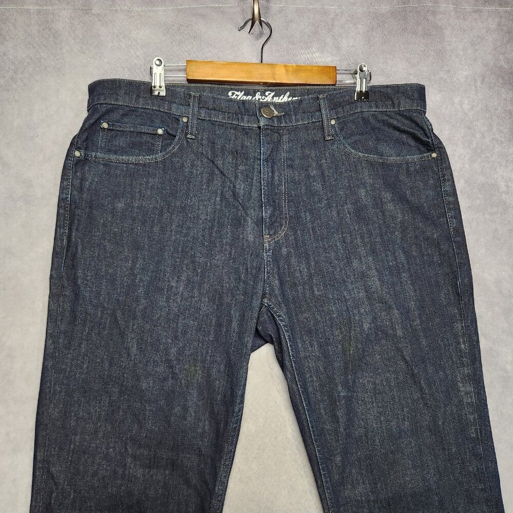 Flag & Anthem Jeans Mens 38x30 Nashville Straight Bennington Wash Denim Pants - Picture 13 of 16